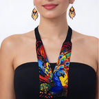 Peacock Handcrafted Beaded Necklace Set