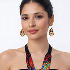 Peacock Handcrafted Beaded Necklace Set