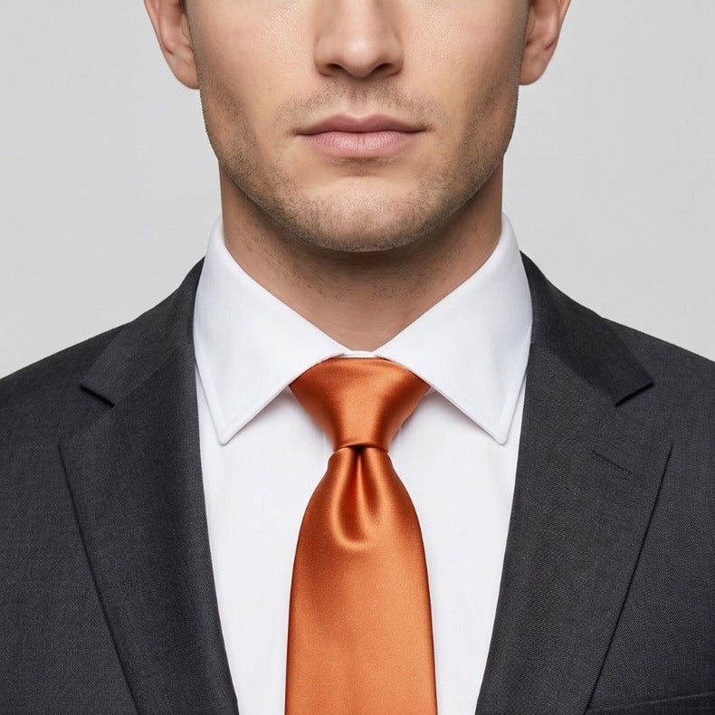Warm Apricot Tie