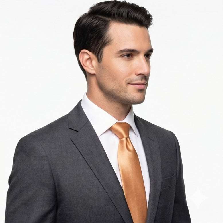 Smooth Champagne Tie