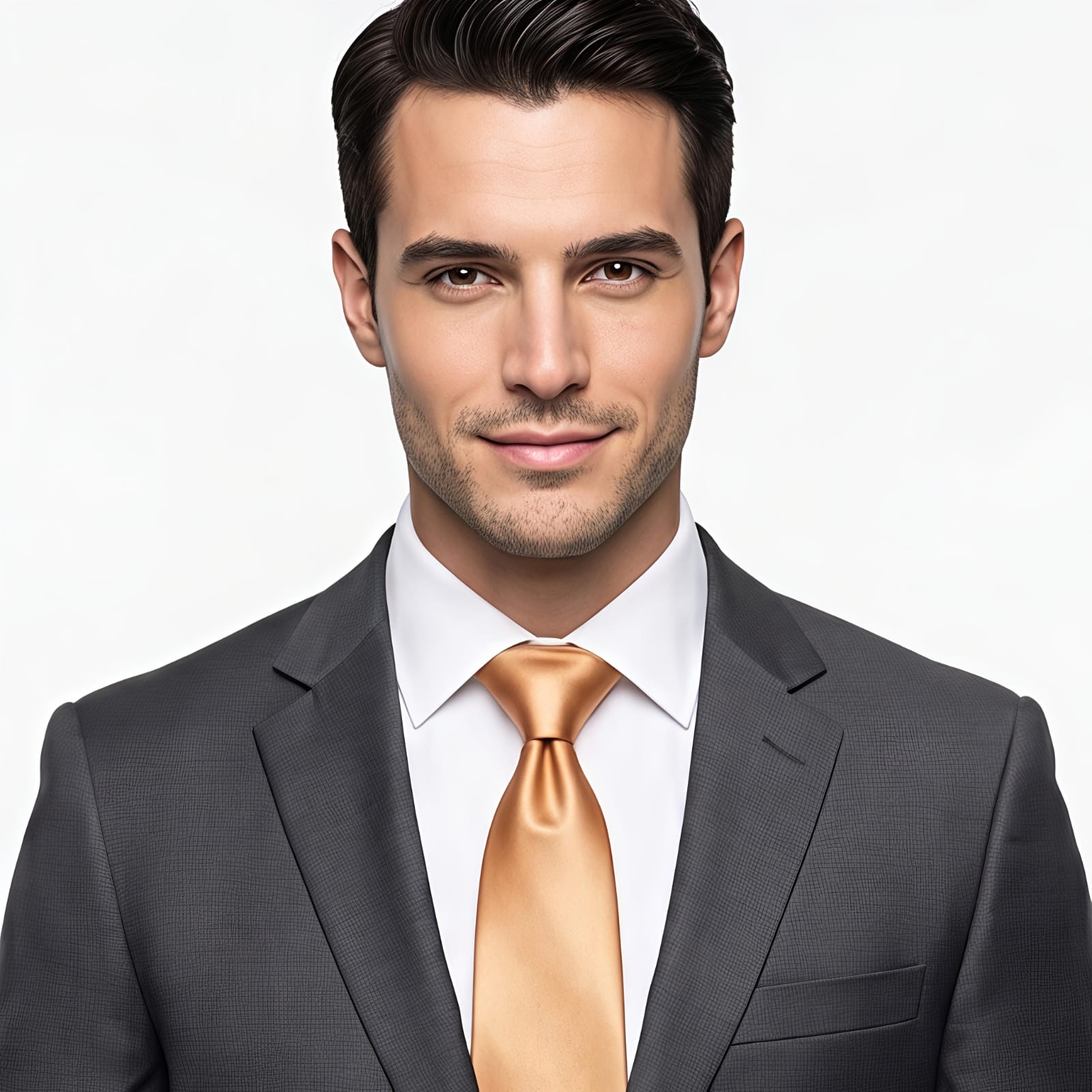 Smooth Champagne Tie