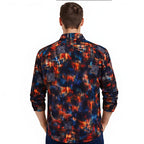 Architectural Print Casual Shirt-4