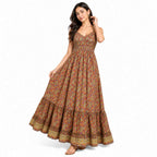 Blossom Grace Tiered Maxi Dress
