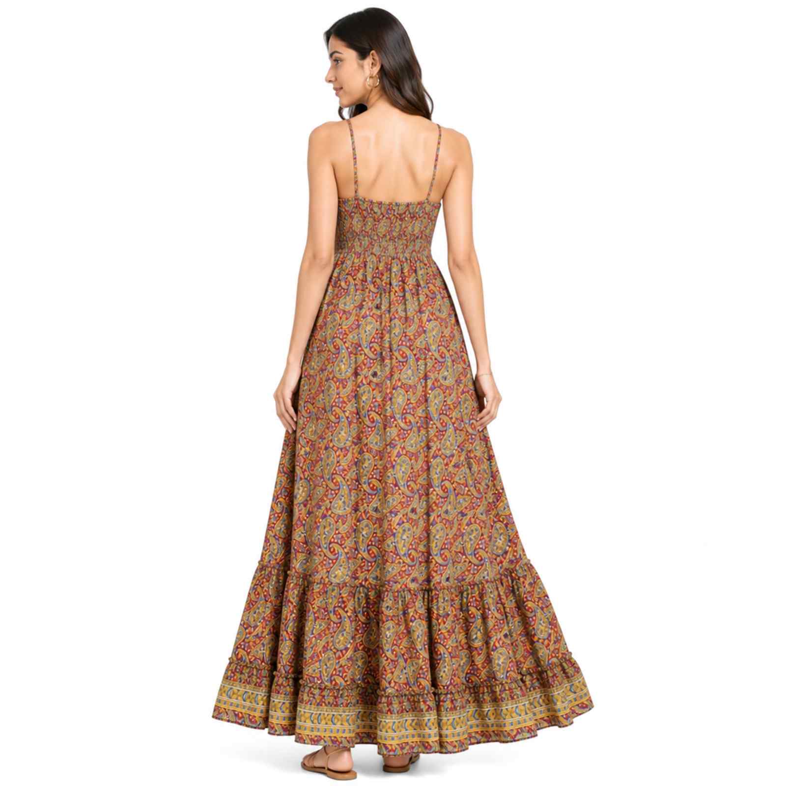 Blossom Grace Tiered Maxi Dress