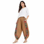 Desert Bloom Embroidered Dhoti Pants