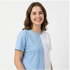 Dual Tone Color Block T-Shirt