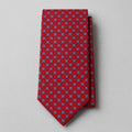 Red Fine Dot Tie