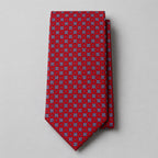 Red Fine Dot Tie
