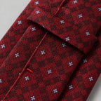 Maroon Floral Tie
