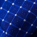 Blue Micro-Check Tie