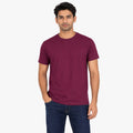 Classic Wine Crew Neck T-Shirt-1