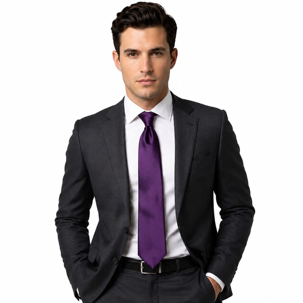 Dark Purple Tie