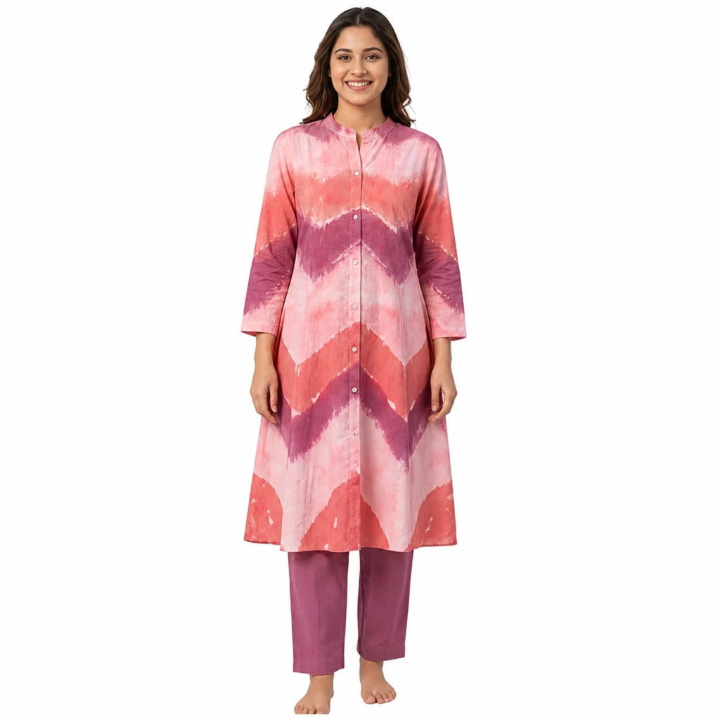 Blush Harmony Printed Women's Co-Ord Set