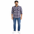 Brown Plaid Casual Shirt