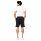 Classic Black Denim Shorts