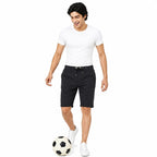 Classic Black Denim Shorts