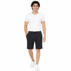 Classic Black Denim Shorts