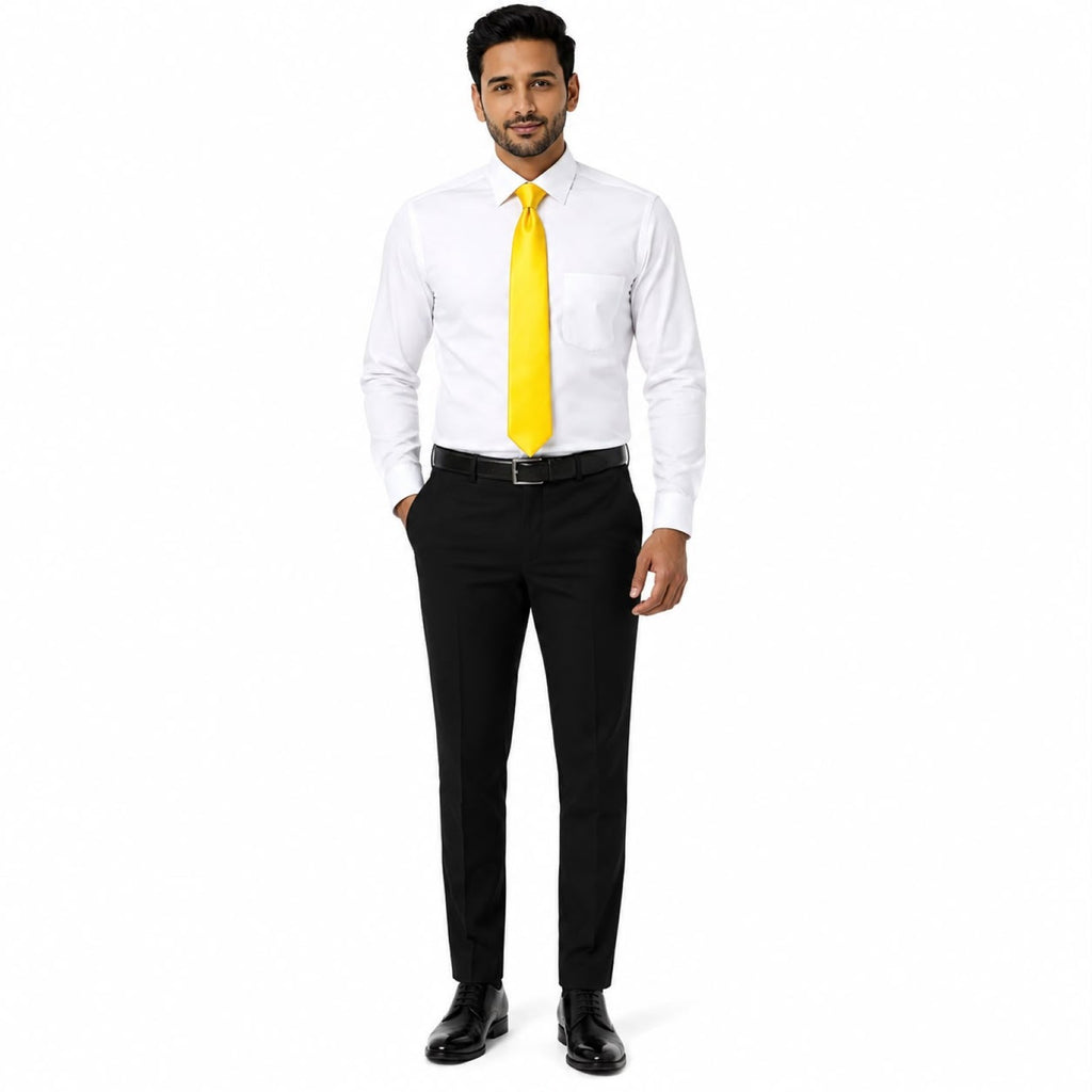 Bold Yellow Tie