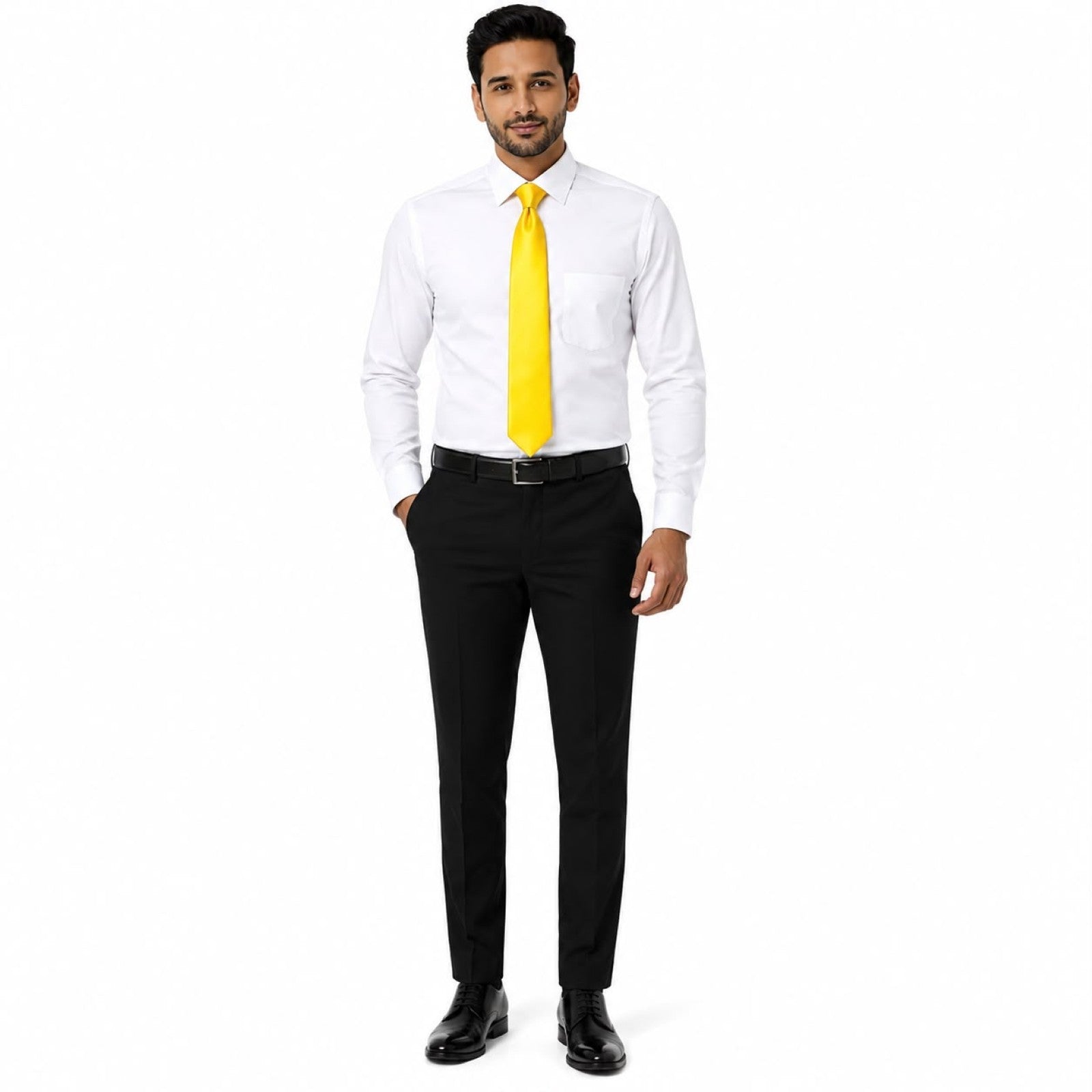 Bold Yellow Tie