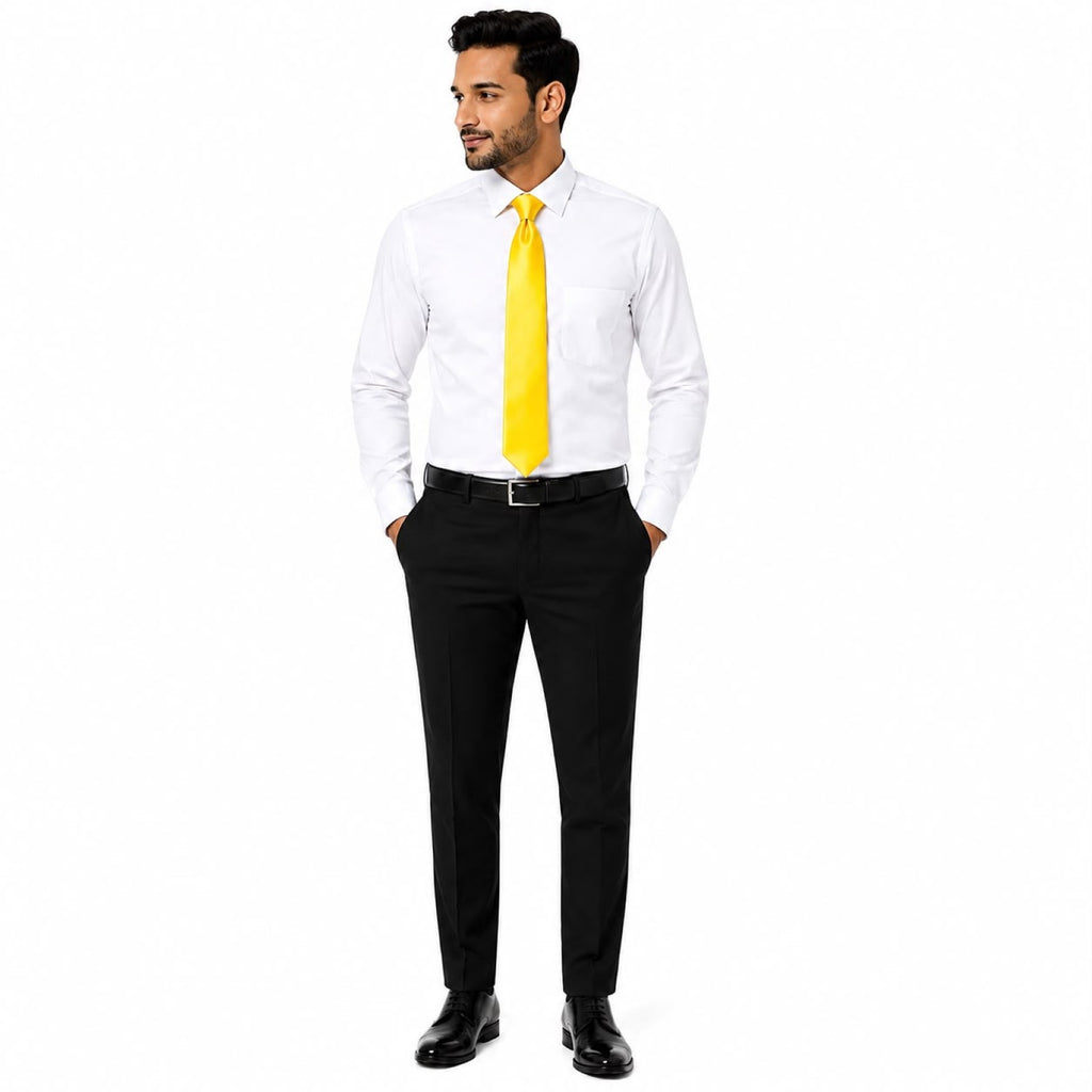 Bold Yellow Tie