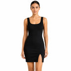Classic Sleeveless Bodycon Midi Dress