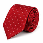 Classic Red Micro - Dot Tie