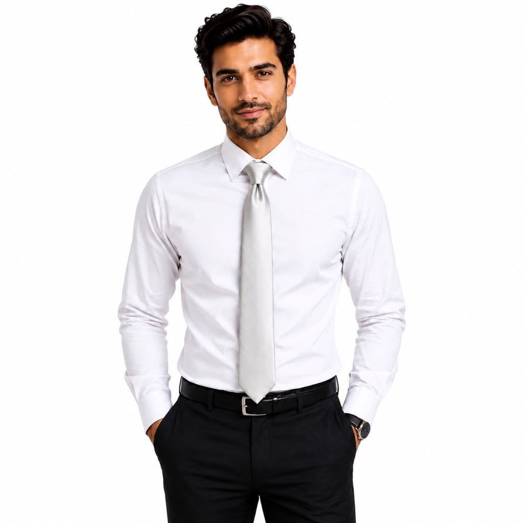Classic Silver Tie