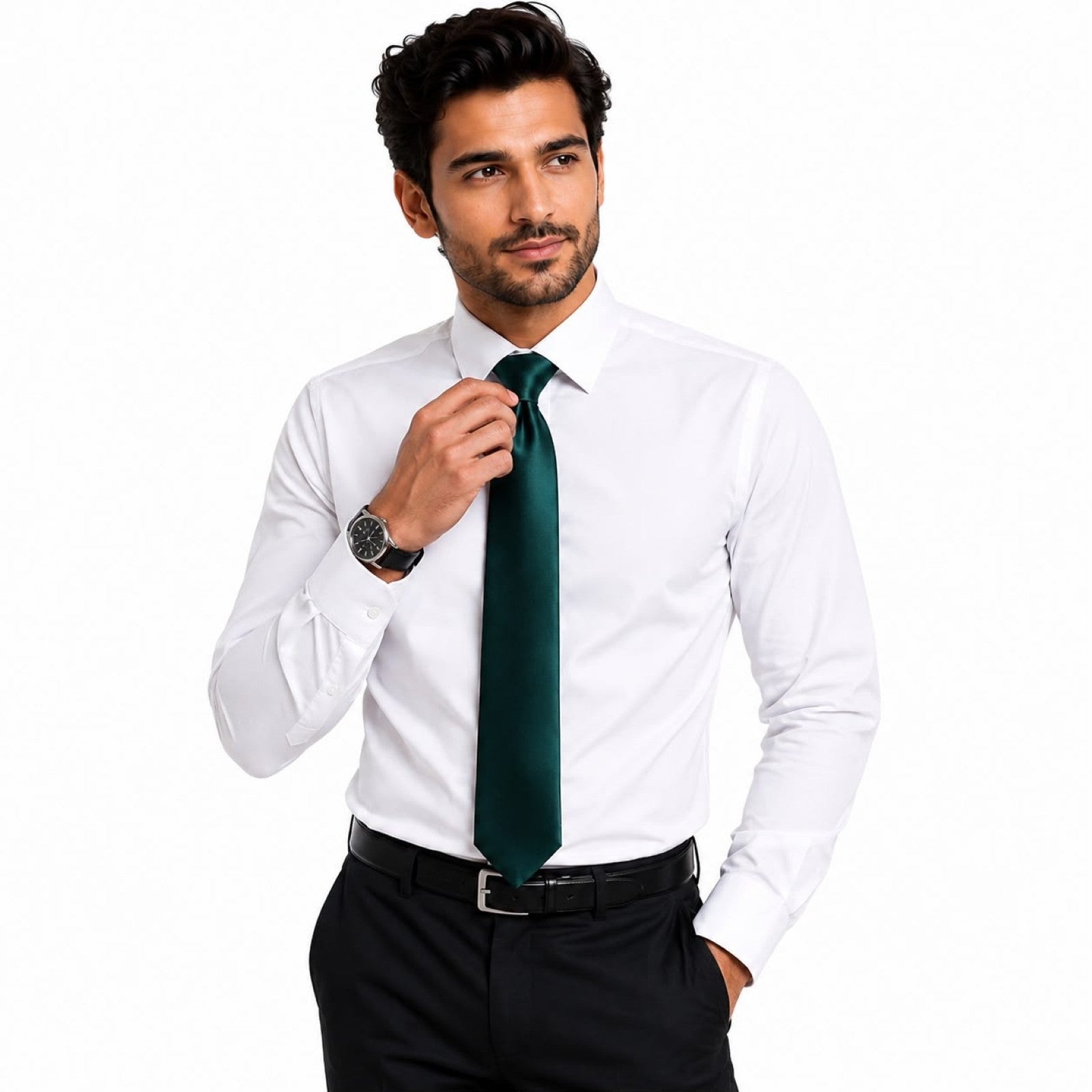 Cool Dark Green Tie