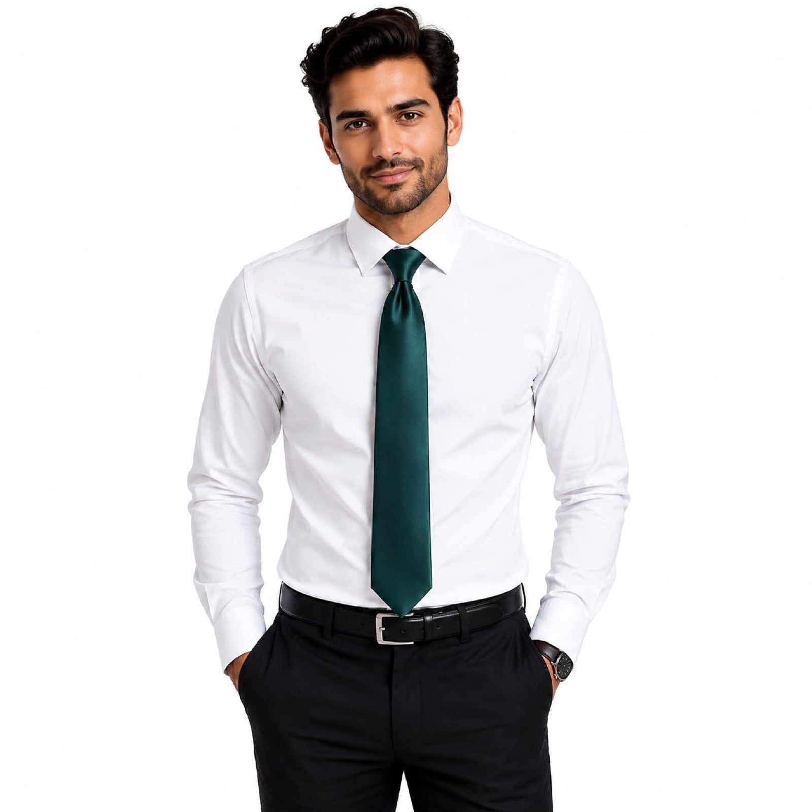 Cool Dark Green Tie
