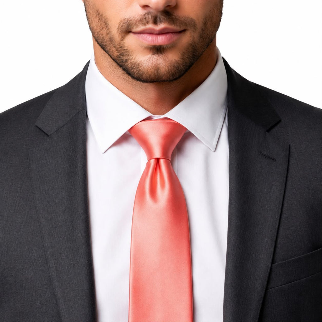 Coral Pink Tie