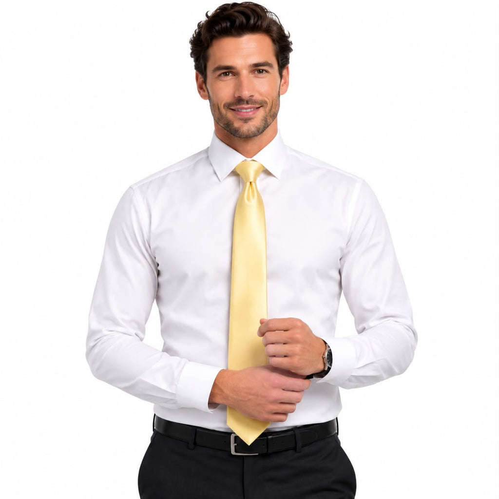 Cream Yellow Tie