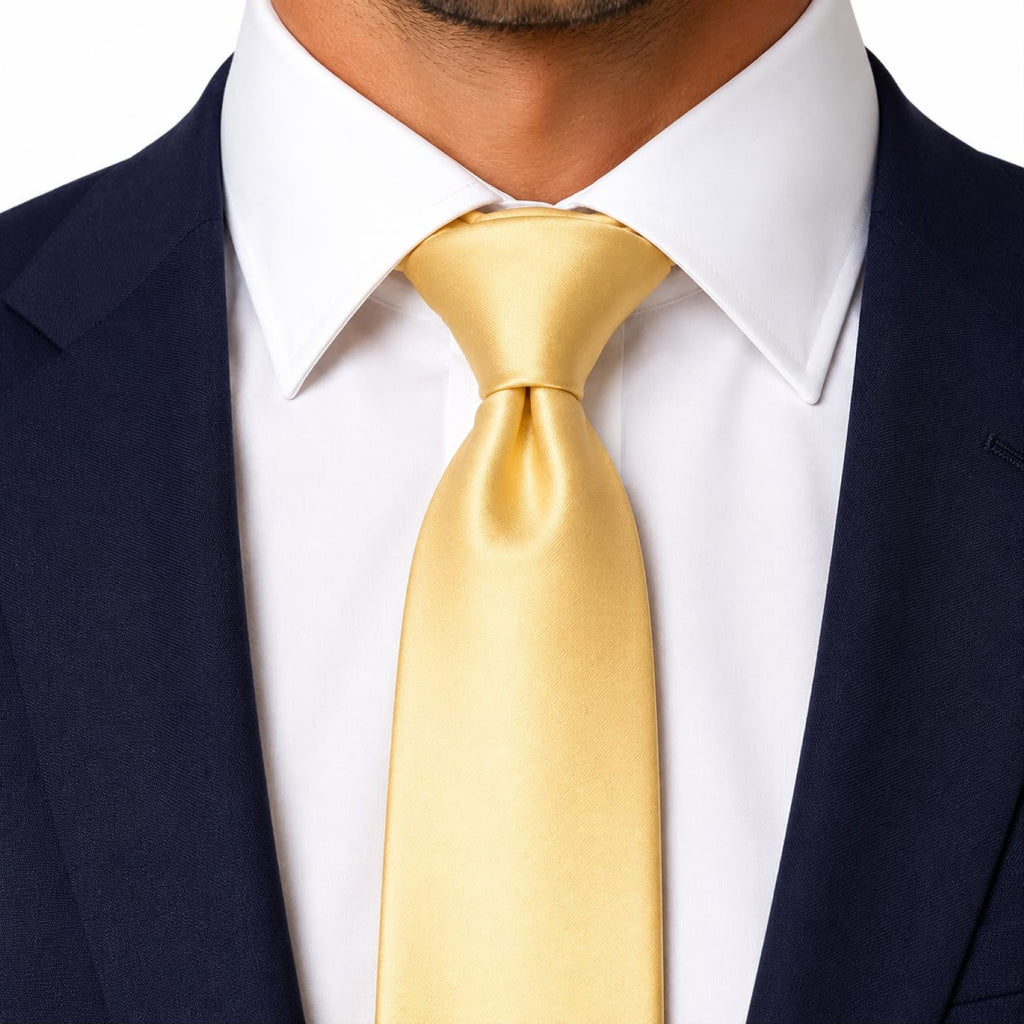 Cream Yellow Tie