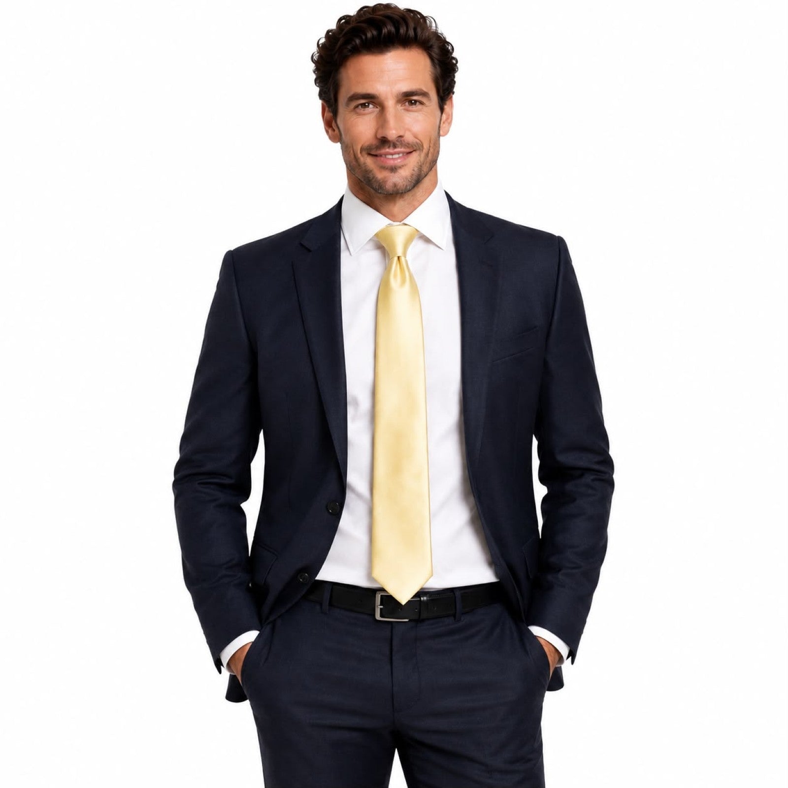 Cream Yellow Tie
