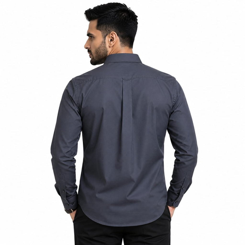 Men's Grey Formal Shirt
