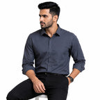 Men's Grey Formal Shirt