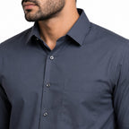 Men's Grey Formal Shirt