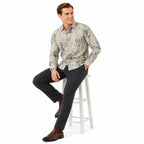 Men's Floral Print Casual Full Sleeve Shirt