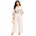Elegant Paris Print Co-Ord Set For Women