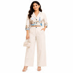 Elegant Paris Print Co-Ord Set For Women