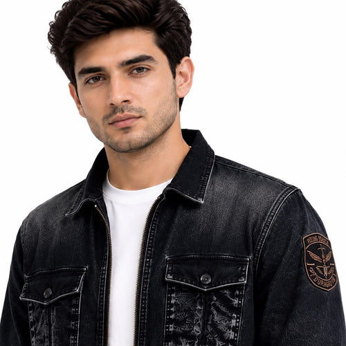 Edge Washed Denim Jacket
