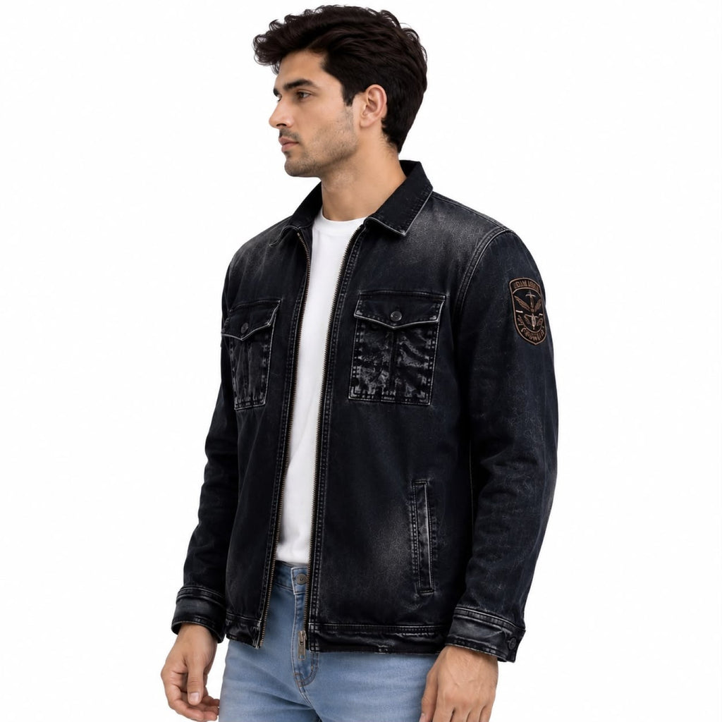 Edge Washed Denim Jacket