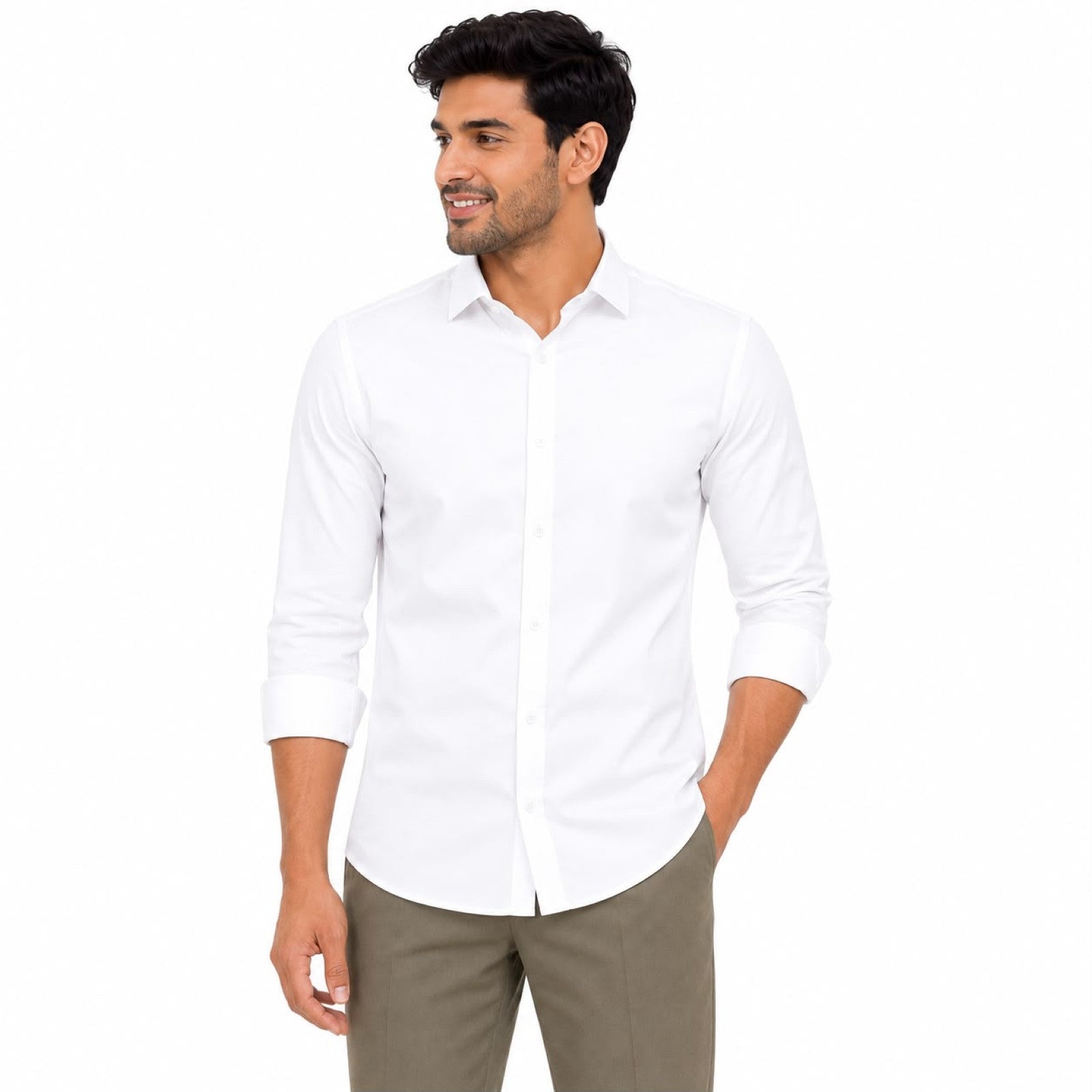 Men's White Formal Shirt