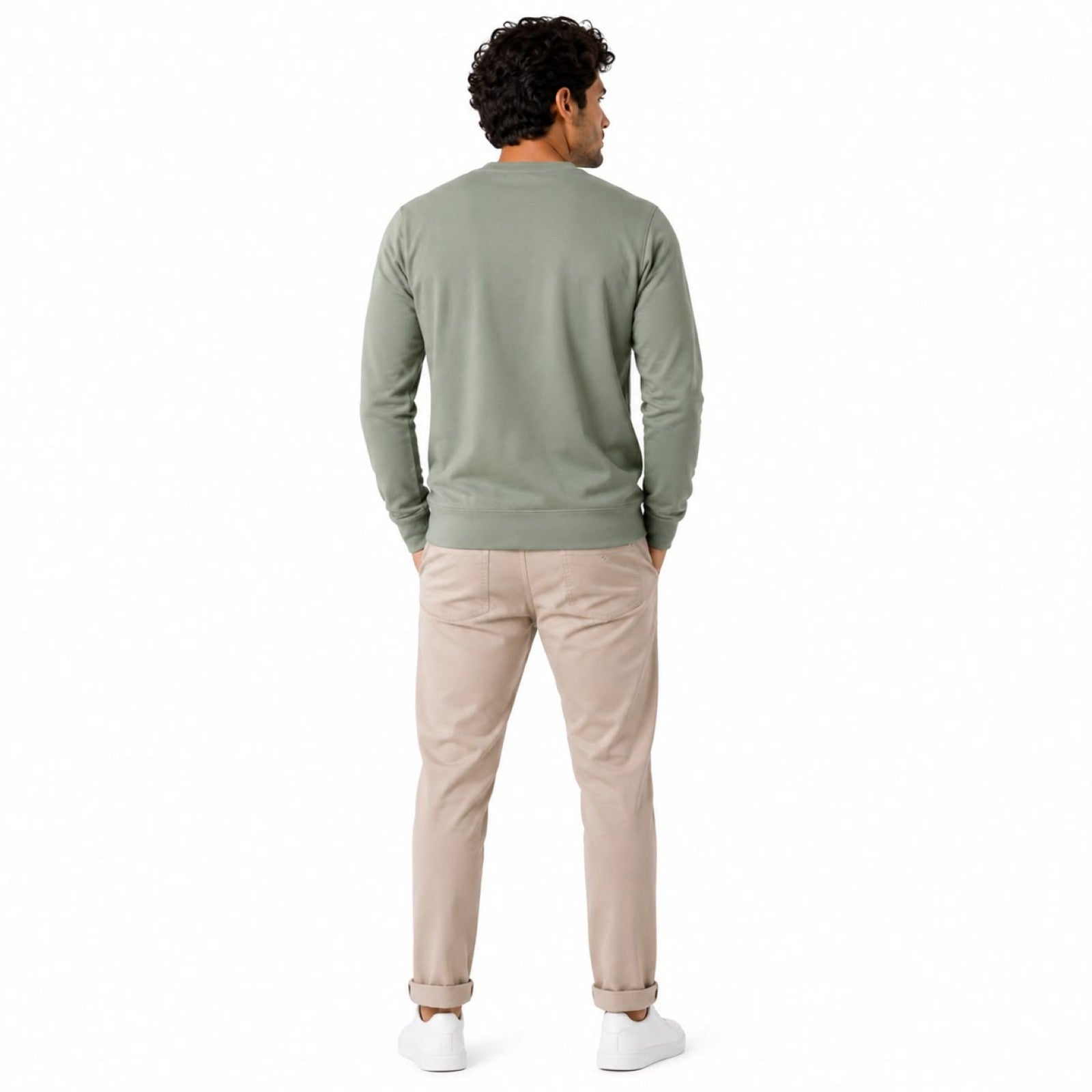 Men's Sage Mist Statement Graphic Sweatshirt