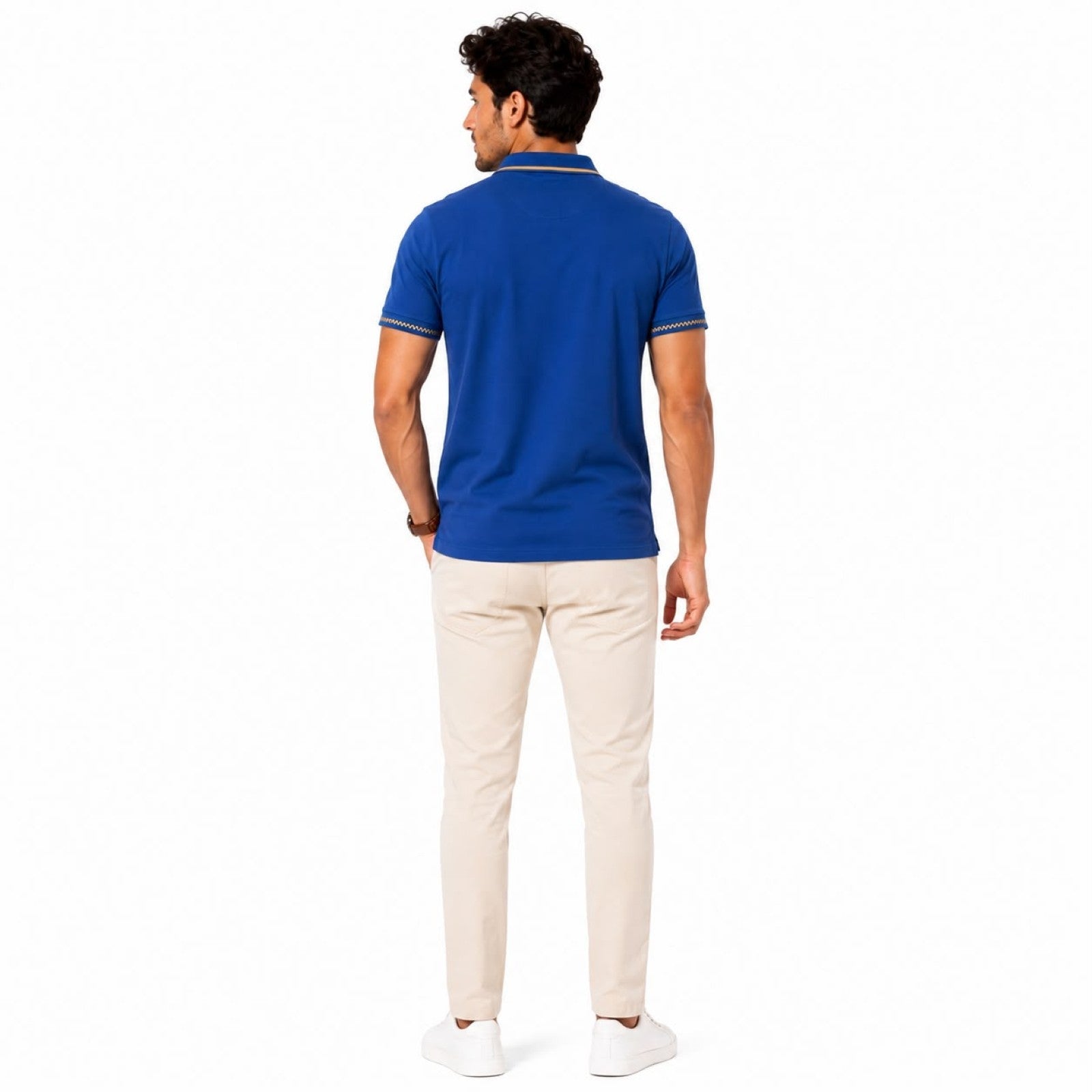 Men's Royal Blue Premium Polo T-Shirt