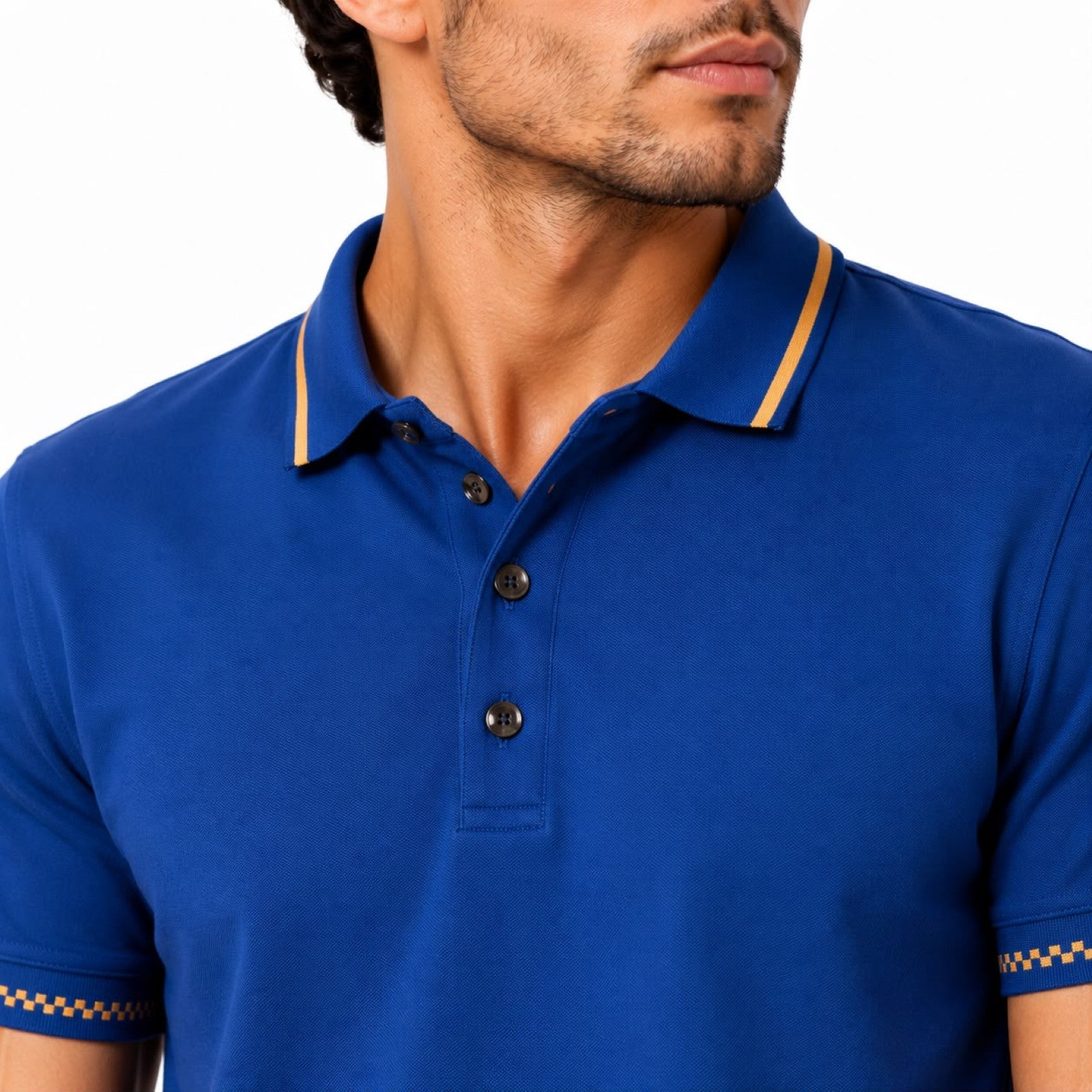 Men's Royal Blue Premium Polo T-Shirt