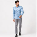 Men's Premium Satin Formal Shirt – Sky Blue-1