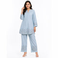 Women's Embroidered Kurta Pant Co-Ord Set-1