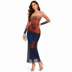Sunset Ombre Bodycon Dress-4