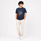 Men's Printed Cotton Casual T-Shirt-2
