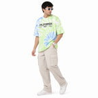 Men's California Tie-Dye Oversized Graphic T-Shirt-2
